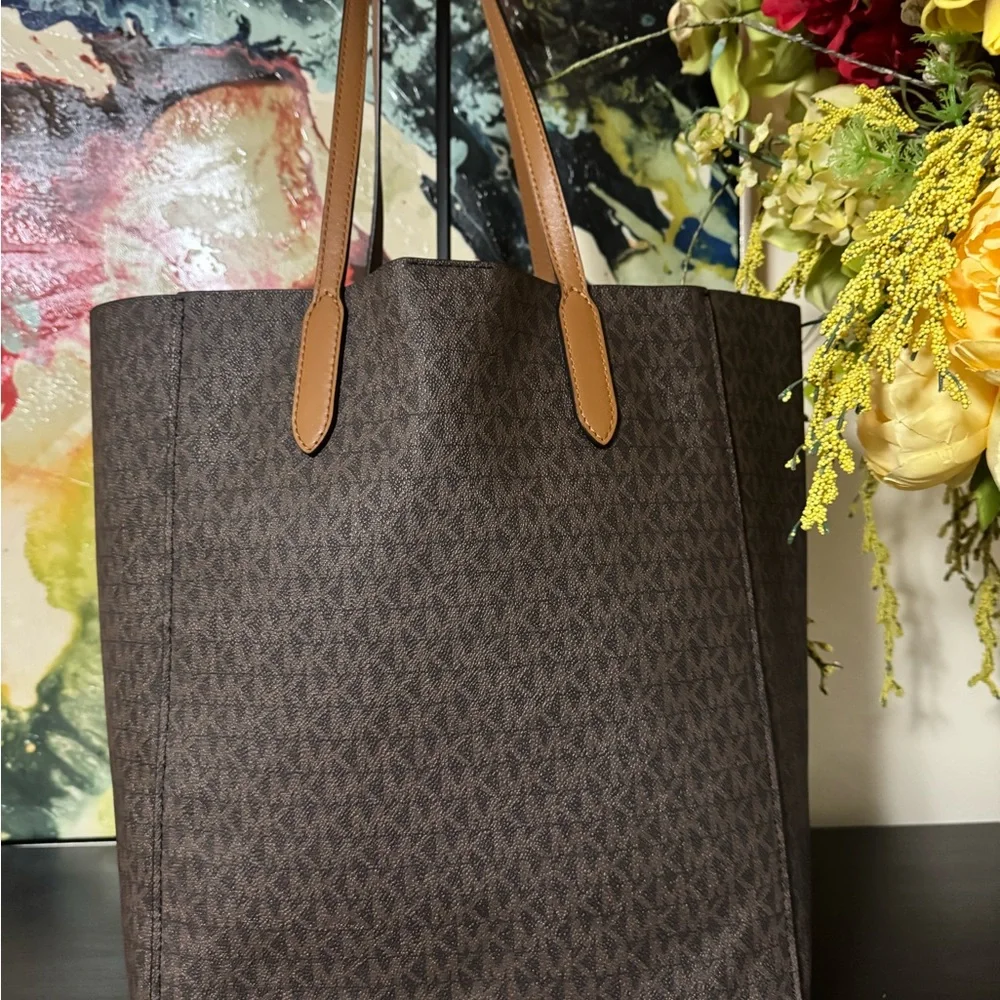 Michael Kors Dark Brown Signature Tote